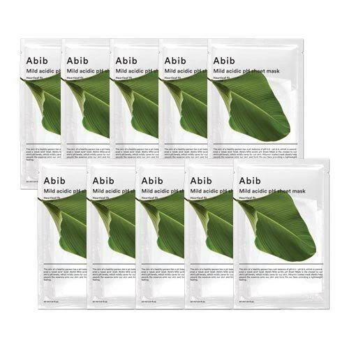 Abib Mild Acidic pH Heartleaf Fit Sheet Mask 10-Pack product image