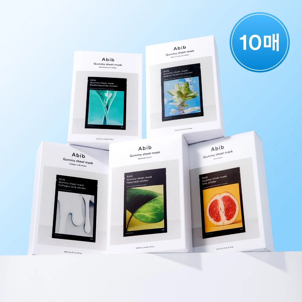 Abib Gummy Sheet Mask Sticker 10-Piece Variety product image