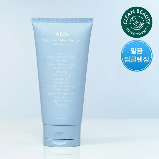 Abib Deep Clean Sedum Hyaluron Foam Cleanser product image