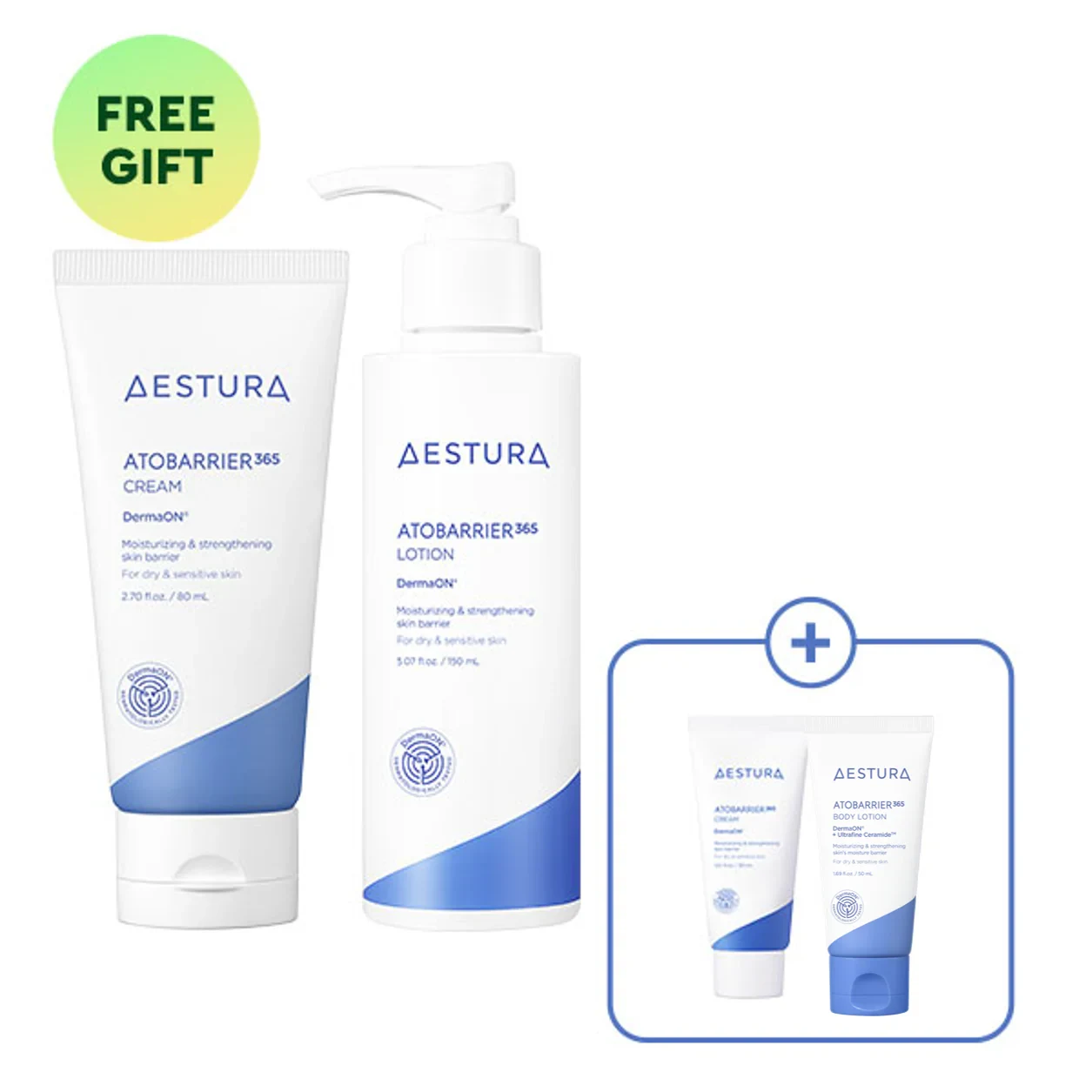 AESTURA Atobarrier365 Daily Moisture Duo Cream and Lotion product image