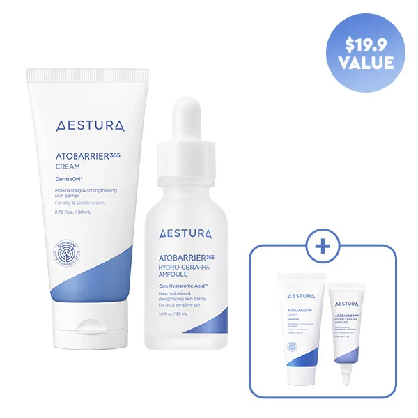 AESTURA Atobarrier365 Cream and Hydro Cera-HA Ampoule product image
