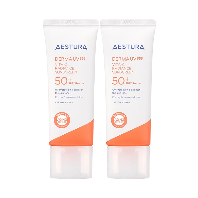 AESTURA Derma UV365 Vita-C Radiance Sunscreen Duo product image