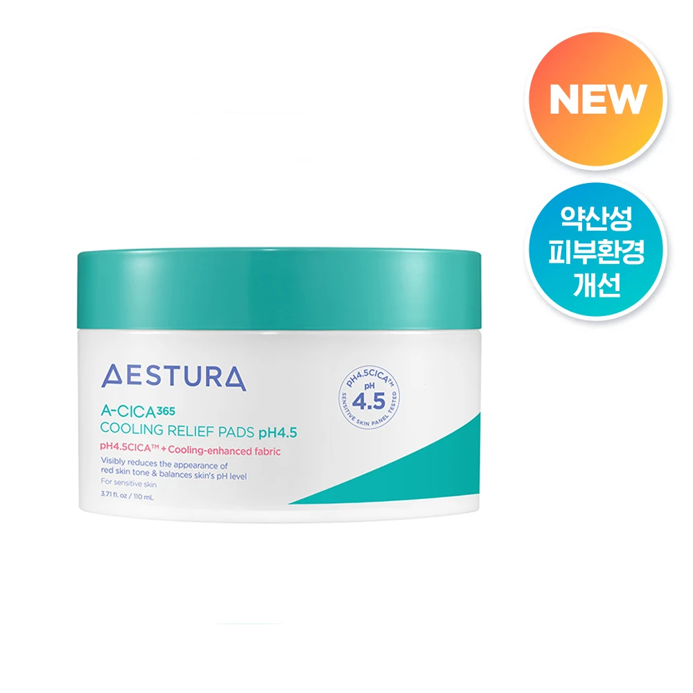 AESTURA A-Cica365 Cooling Relief pH 4.5 Toner Pads product image