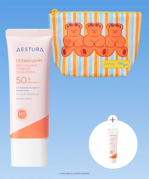 AESTURA Derma UV365 Red Calming Tone-Up Sunscreen product image