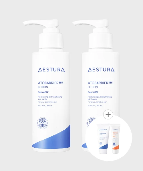 AESTURA Atobarrier365 Lotion Duo, each product image