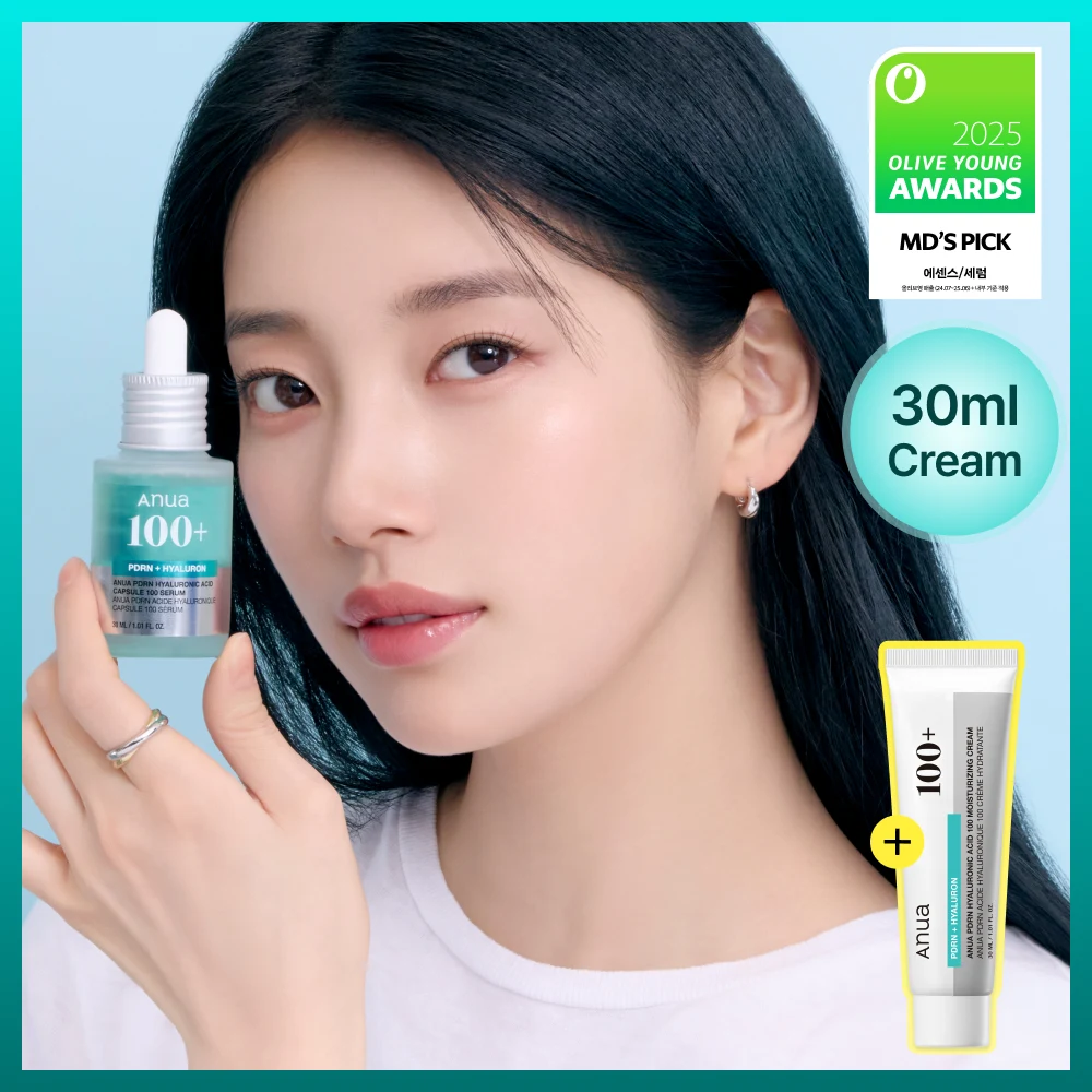 Anua PDRN Hyaluronic Acid Capsule 100 Serum with Cream
