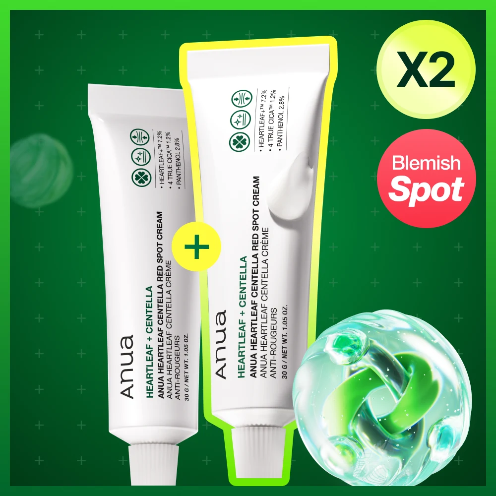 Anua Heartleaf Centella Red Spot Cream Duo