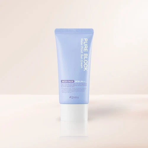 A'pieu Pure Block Natural Waterproof Sun Cream SPF product image
