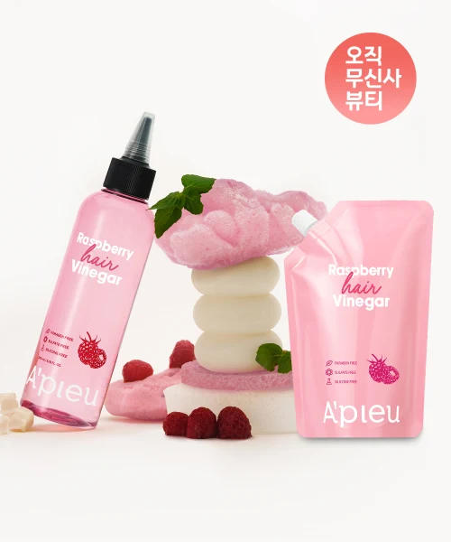 A'pieu Raspberry Hair Vinegar with product image