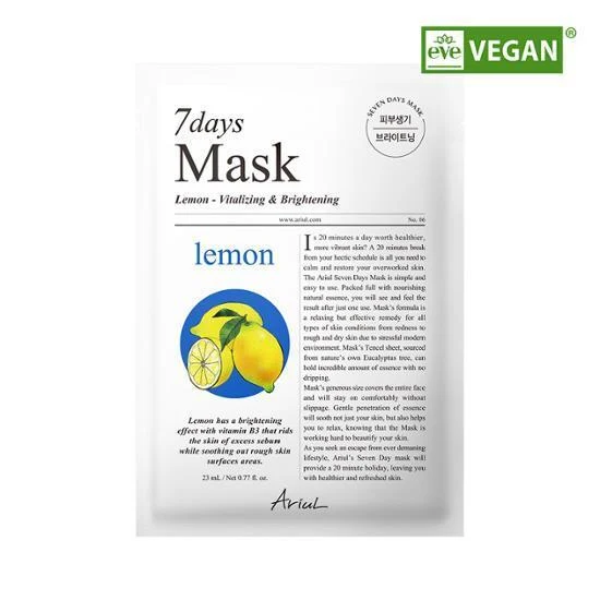 Ariul Days Lemon + C Brightening Sheet Mask product image