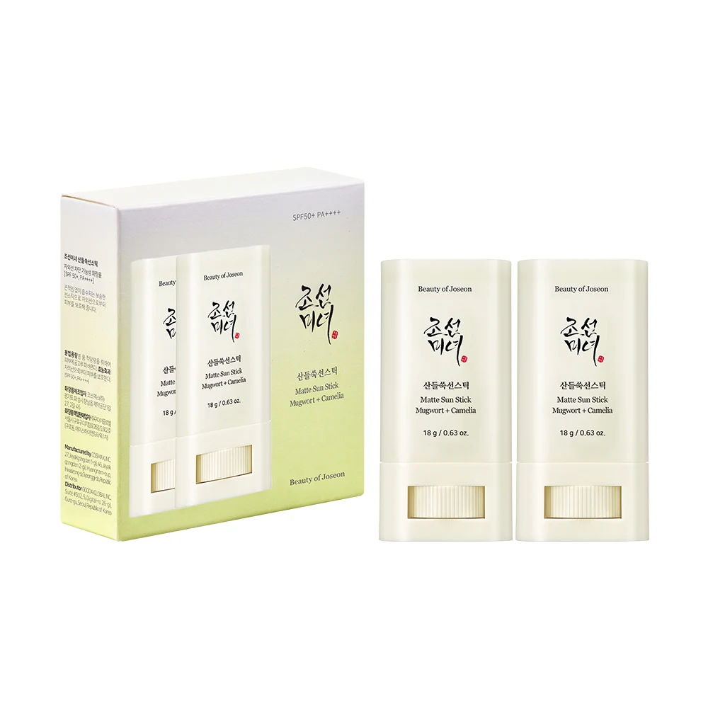 Beauty of Joseon Matte Sun Stick Mugwort + Camellia Pack