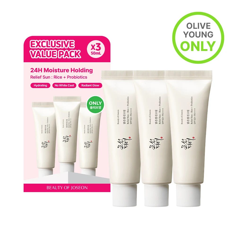 Beauty of Joseon Relief Sun Rice + Probiotics Sunscreen Trio, Each