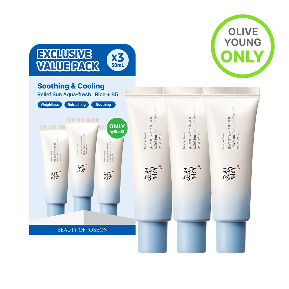 Beauty of Joseon Relief Sun Aqua Fresh Rice + B5 Sunscreen Triple