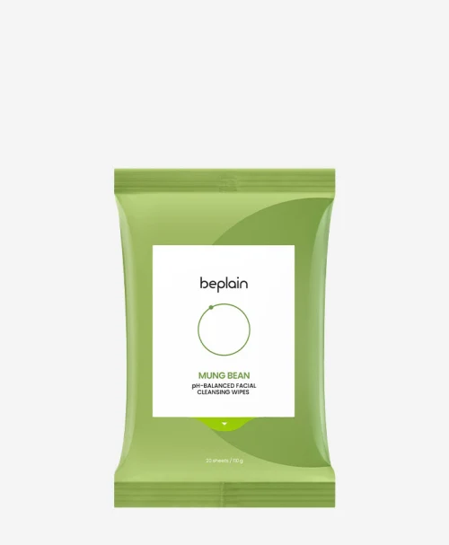 beplain Mung Bean Low-pH Cleansing Water Wipes