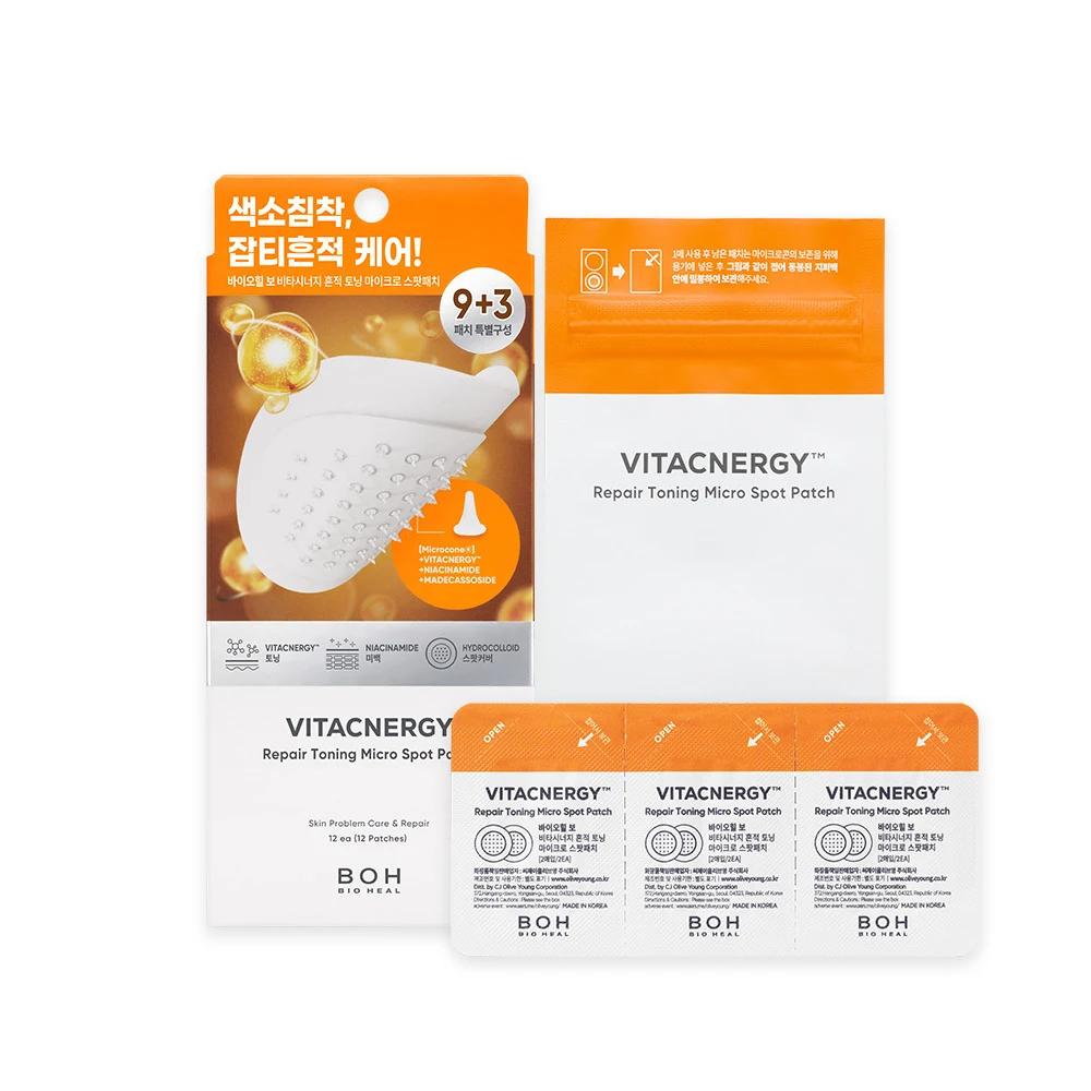 BIOHEAL BOH Vitacnergy Repair Toning Micro Spot Patch, 12 Pieces