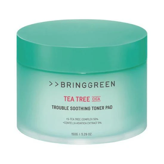 BRING GREEN Tea Tree Cica Soothing Toner Pads