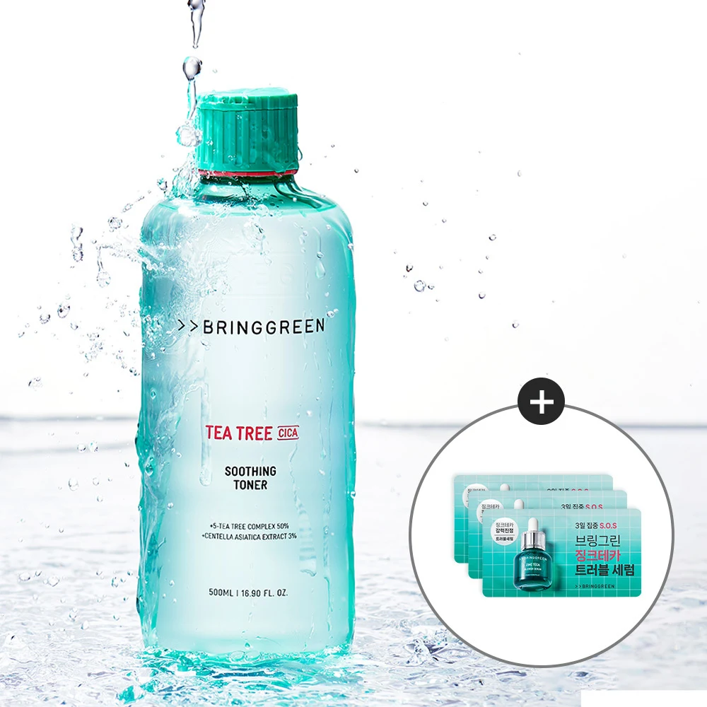 BRING GREEN Tea Tree Cica Soothing Toner