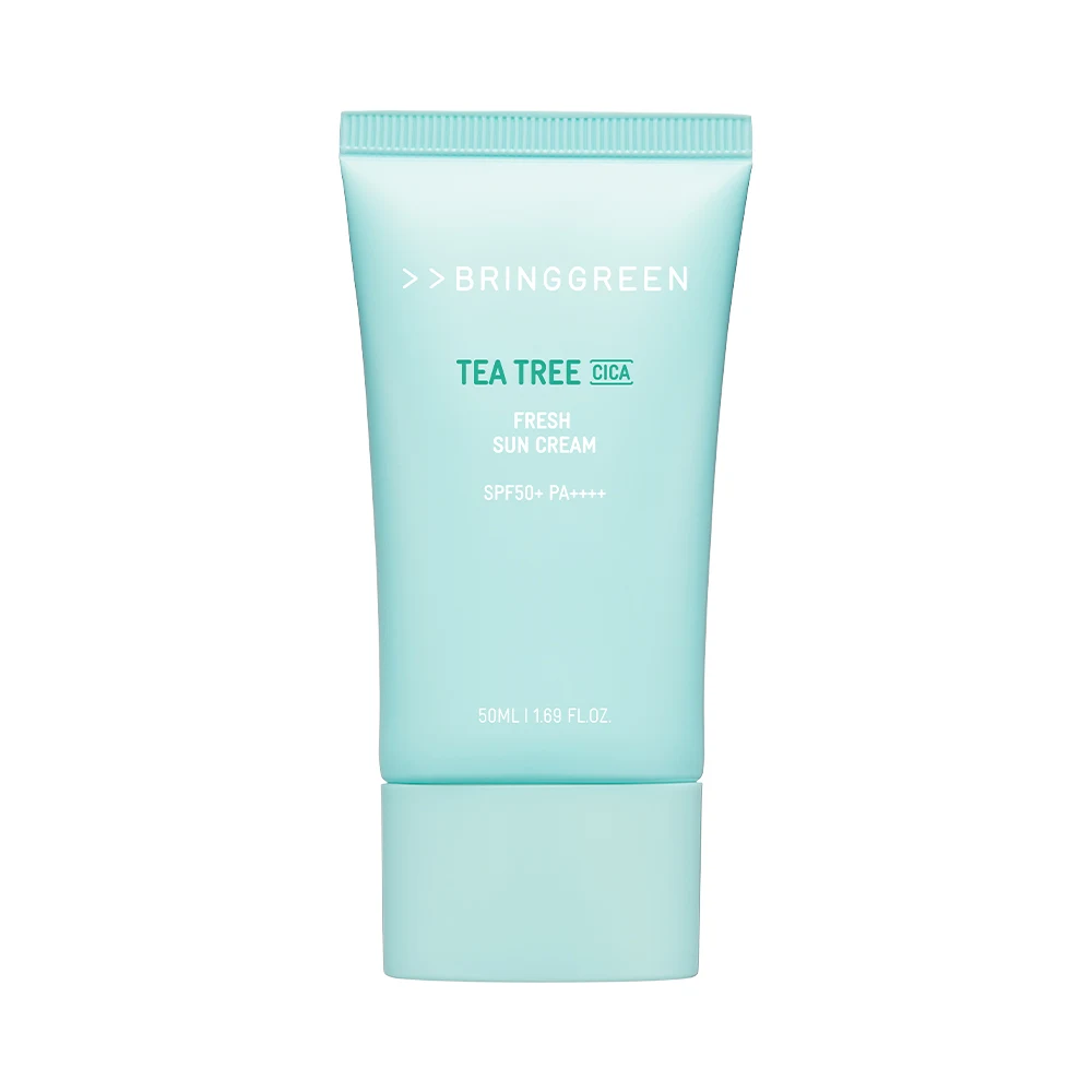 BRING GREEN Tea Tree Cica Fresh Sun Cream