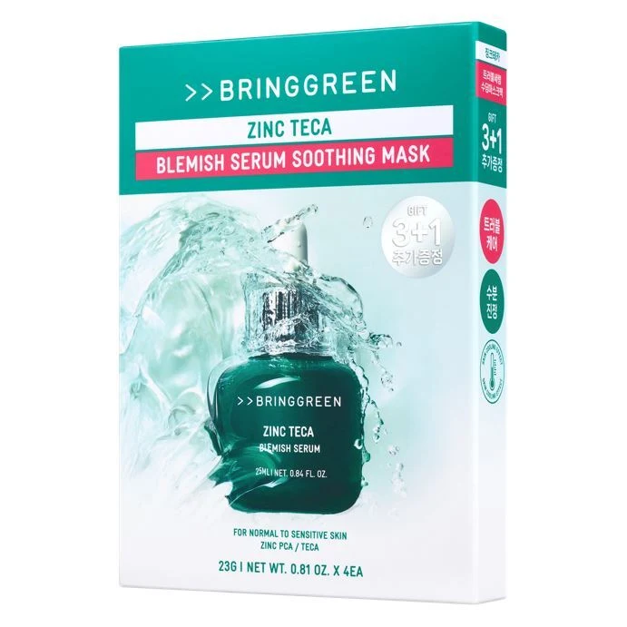BRING GREEN Zinc Teca Trouble Serum Soothing Sheet Mask product image