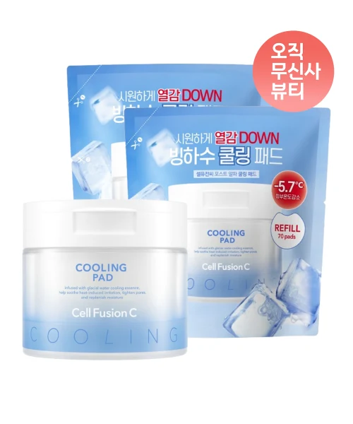 Cell Fusion C Post Alpha First Cooling Toner Pads 70 ct + 140 ct product image