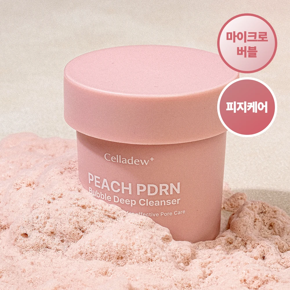 Celladew Peach PDRN Bubble Deep Cleanser product image