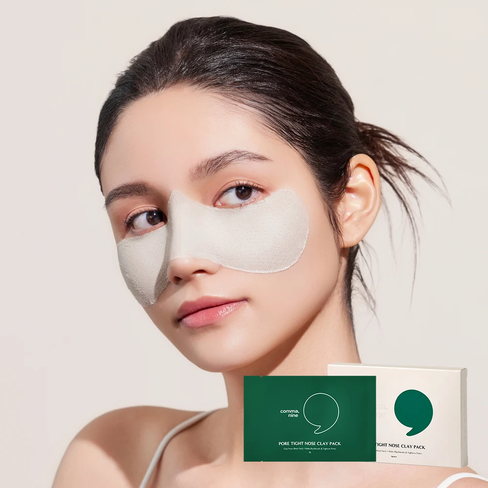 comma, nine Pore Tight Nose Clay Pack