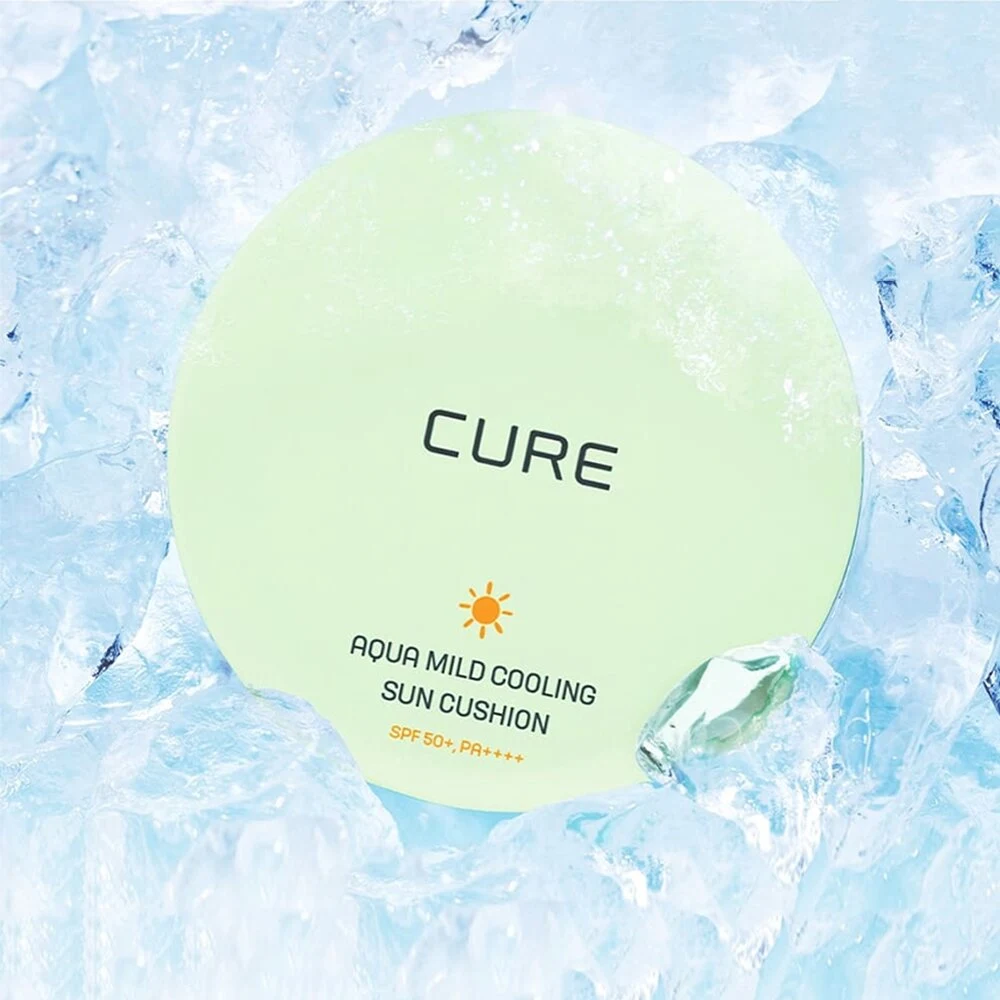 Cure Aqua Mild Cooling Sun Cushion with