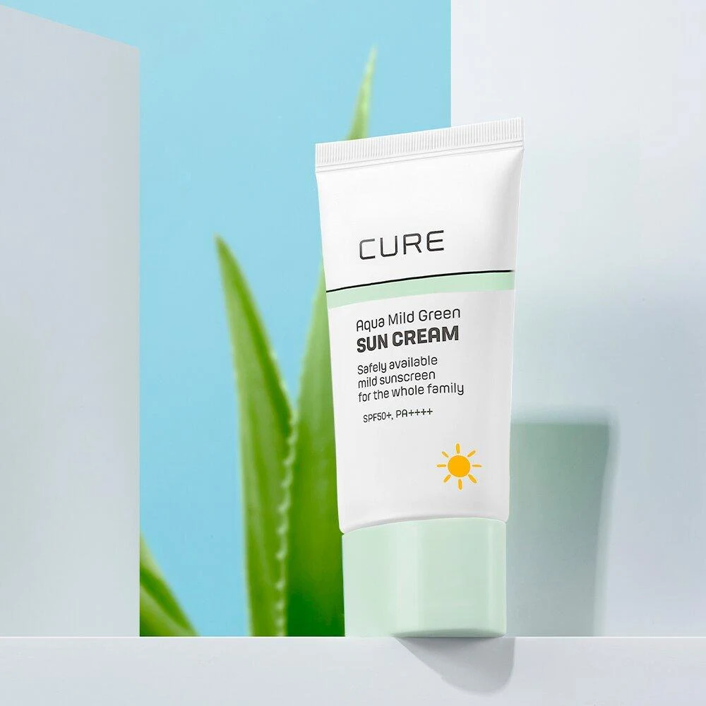 Cure Aqua Mild Green Sun Cream product image