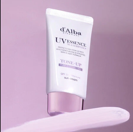 d'Alba Waterful Purple Tone-Up Sun Cream SPF product image