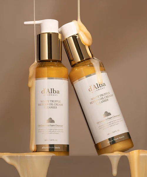 d'Alba White Truffle Return Oil Cream Cleanser Duo