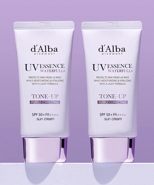 d'Alba Waterfull Tone-Up Sunscreen Purple Duo product image