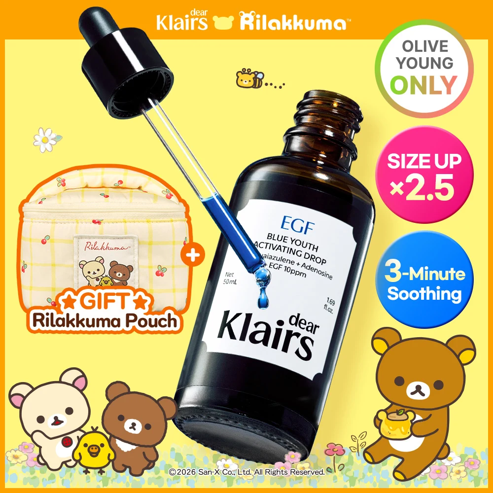 Dear Klairs EGF Blue Youth Activating Drop Rilakkuma