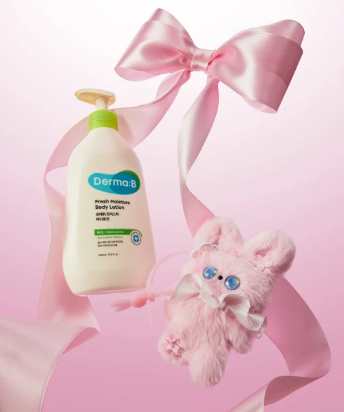 Derma:B Fresh Moisture Body Lotion Duo with Keyring product image