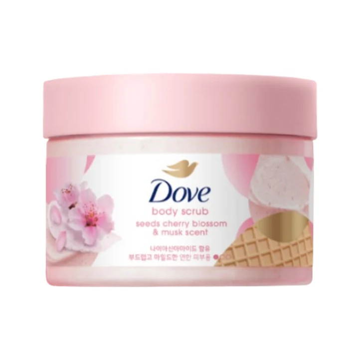 Dove Cherry Blossom & Musk Scent Body Scrub