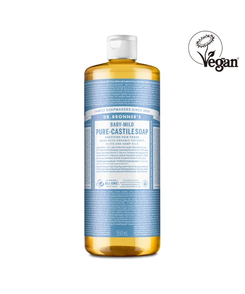 Dr. Bronner's Baby Mild Pure Castile Liquid Soap