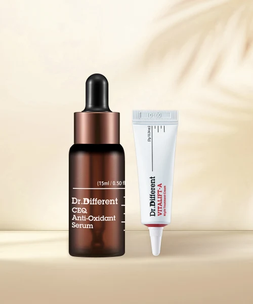 Dr. Different CEQ Antioxidant Vitamin C Serum with Vitalift A Mini