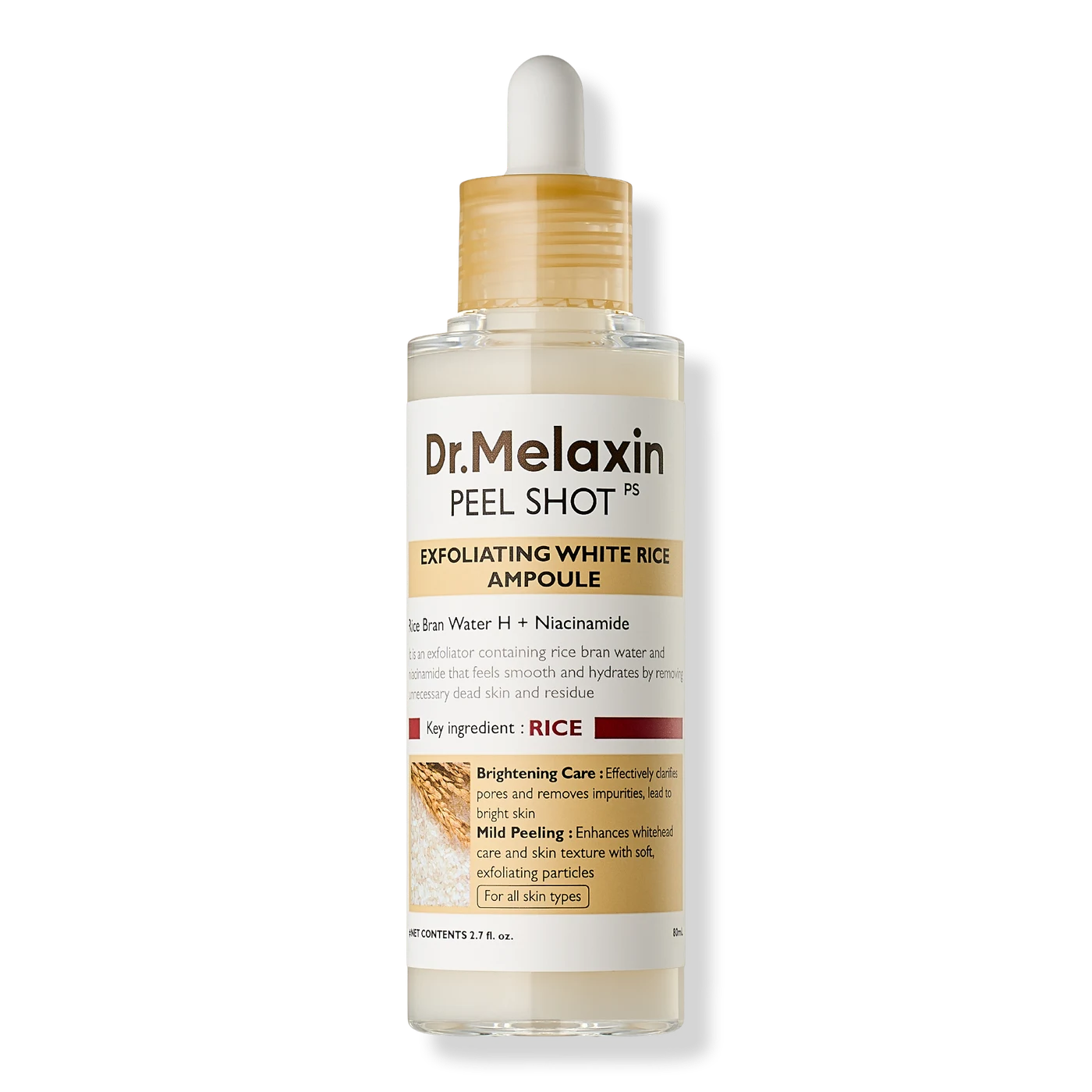 Dr. Melaxin Peel Shot Exfoliating White Rice Ampoule product image