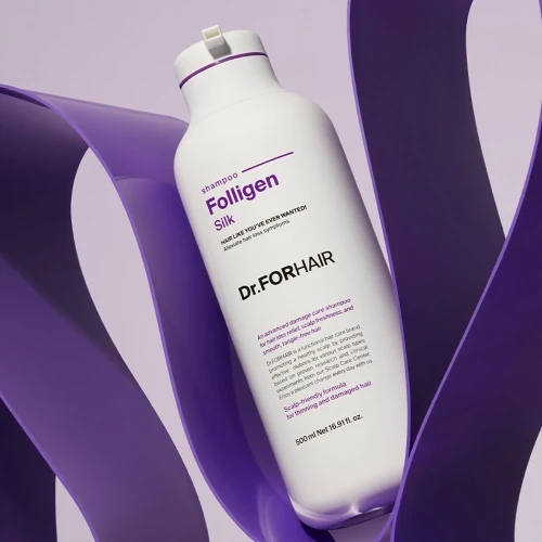Dr.ForHair Folligen Silk Shampoo for Damaged Hair and Hair-Loss Symptom Care product image