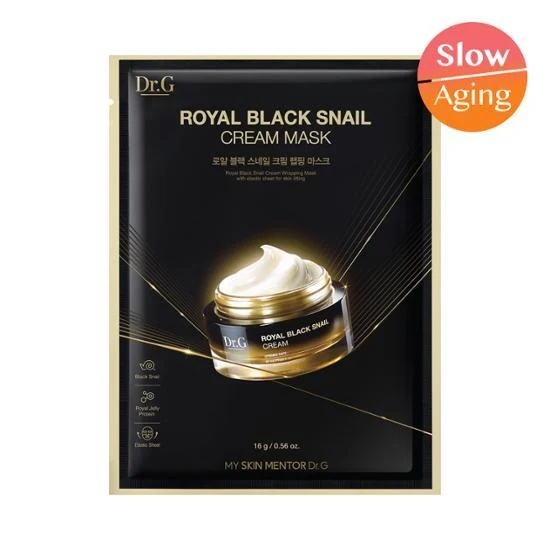 Dr.G Royal Black Snail Cream Sheet Mask product image