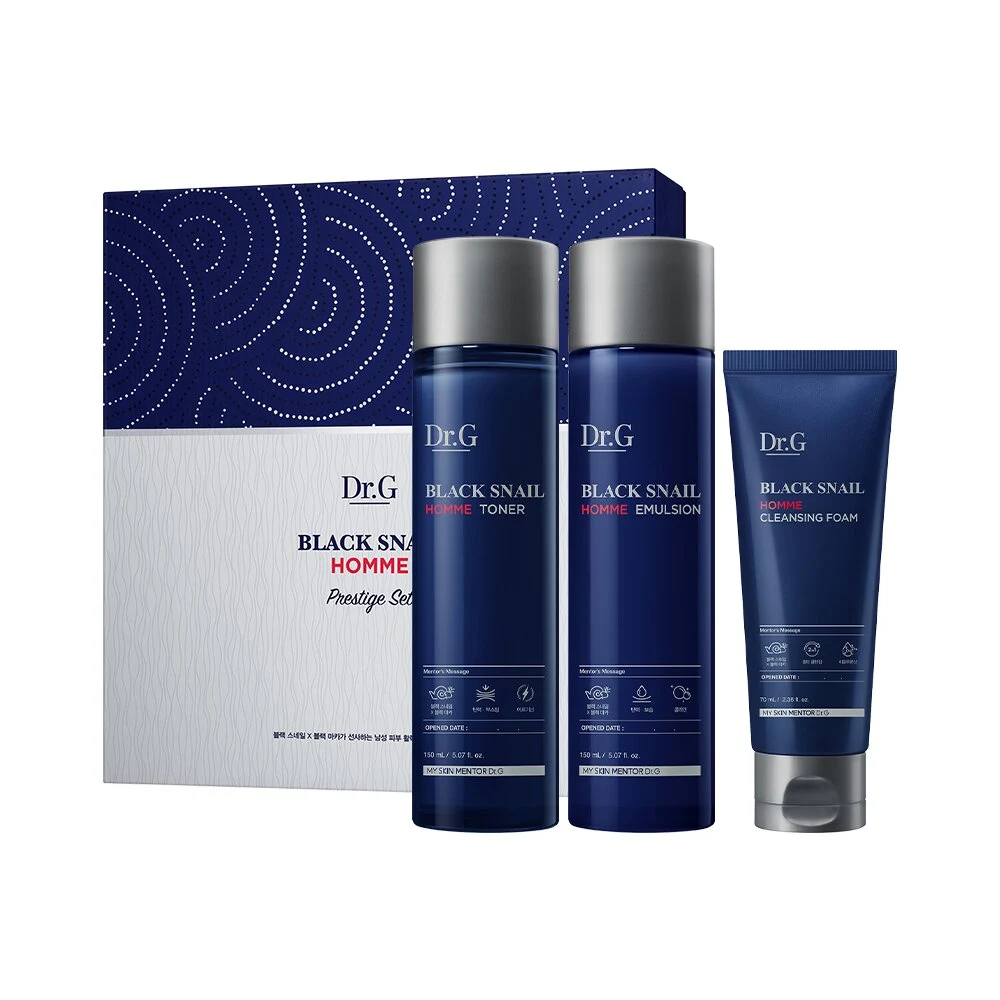 Dr.G Black Snail Homme Prestige 3-Piece Skincare product image