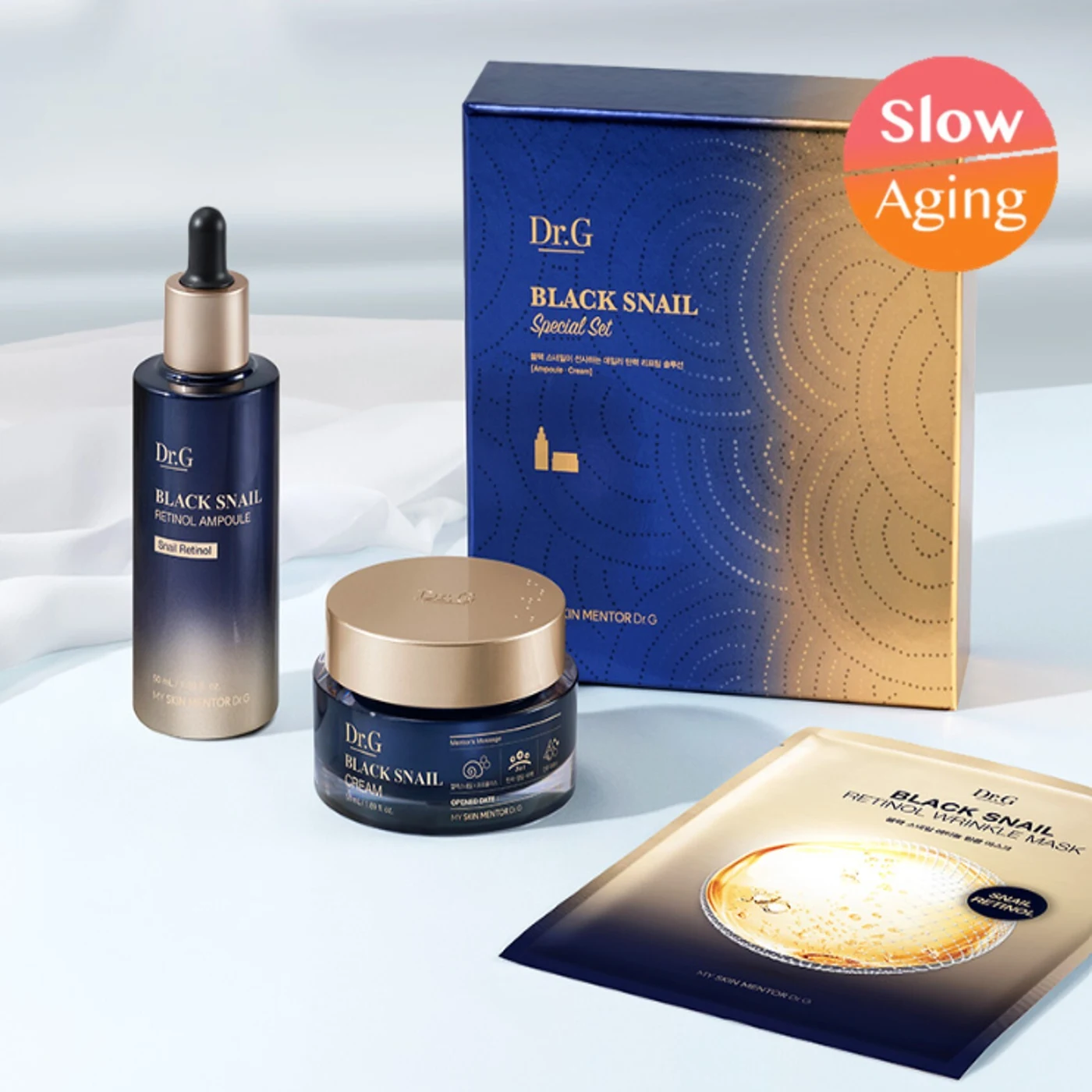 Dr.G Black Snail Retinol 3-Piece Skincare product image