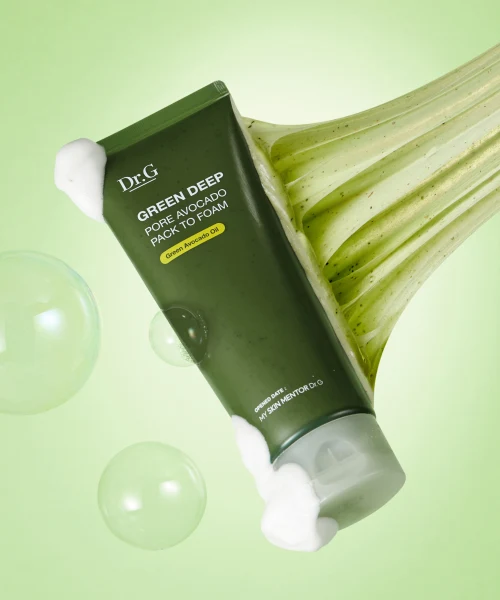 Dr.G Green Deep Pore Avocado Pack-to-Foam Cleanser product image