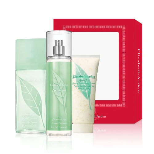 Elizabeth Arden Green Tea Body Mist, Fragrance Spray and Body Cream 3-Piece