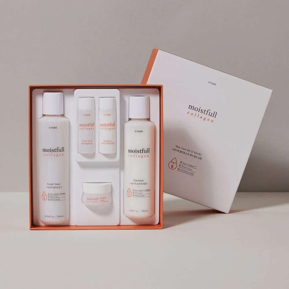 ETUDE Moistfull Collagen Toner and Emulsion Duo