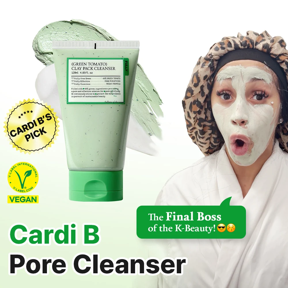Fully Pack Cleanser in Green Tomato, Red Tomato, and Rice Dough