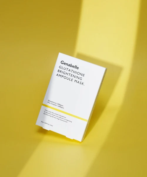 Genabelle Glutathione Brightening Ampoule Mask, 2 Boxes product image