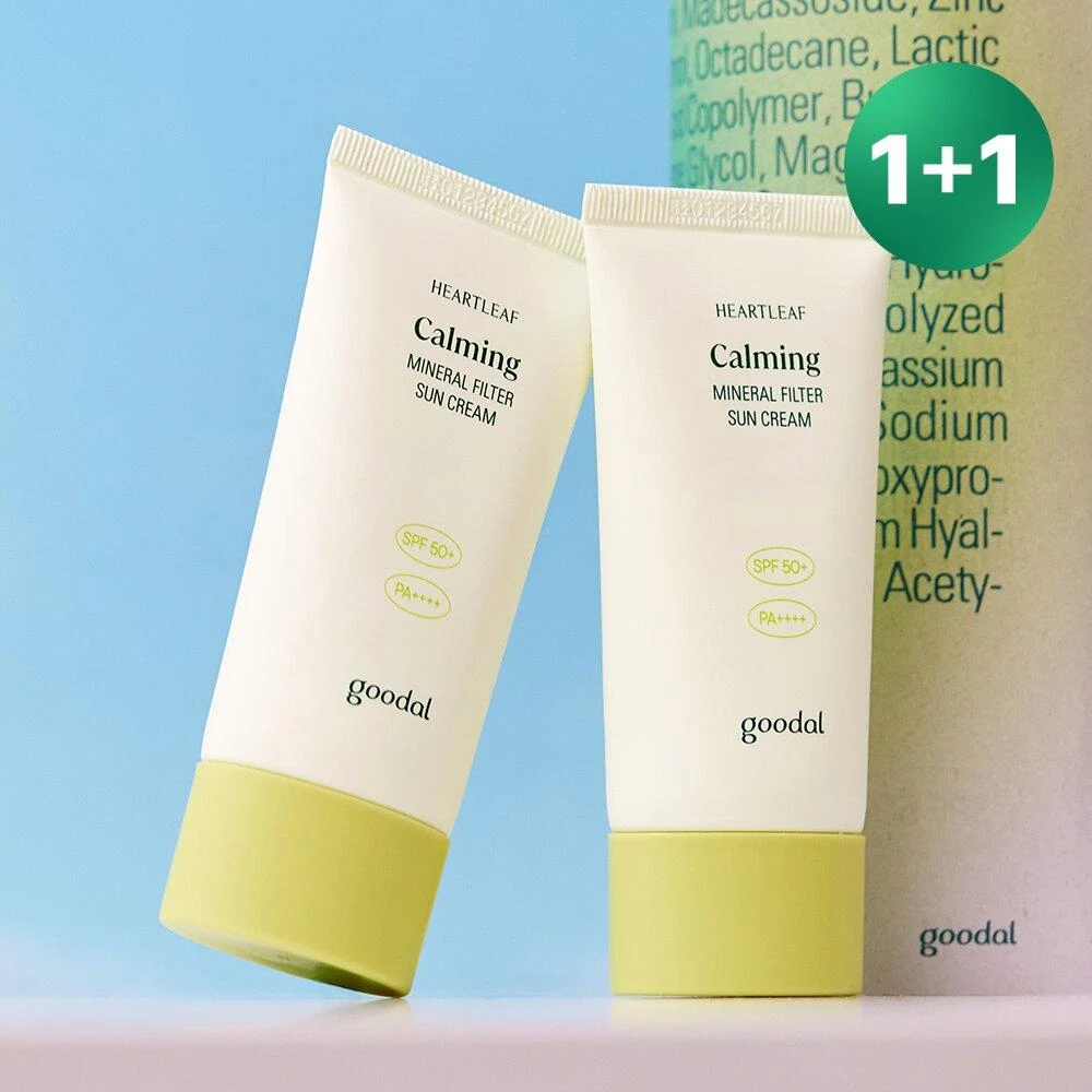 Goodal Heartleaf Calming Mineral Filter Sun Cream