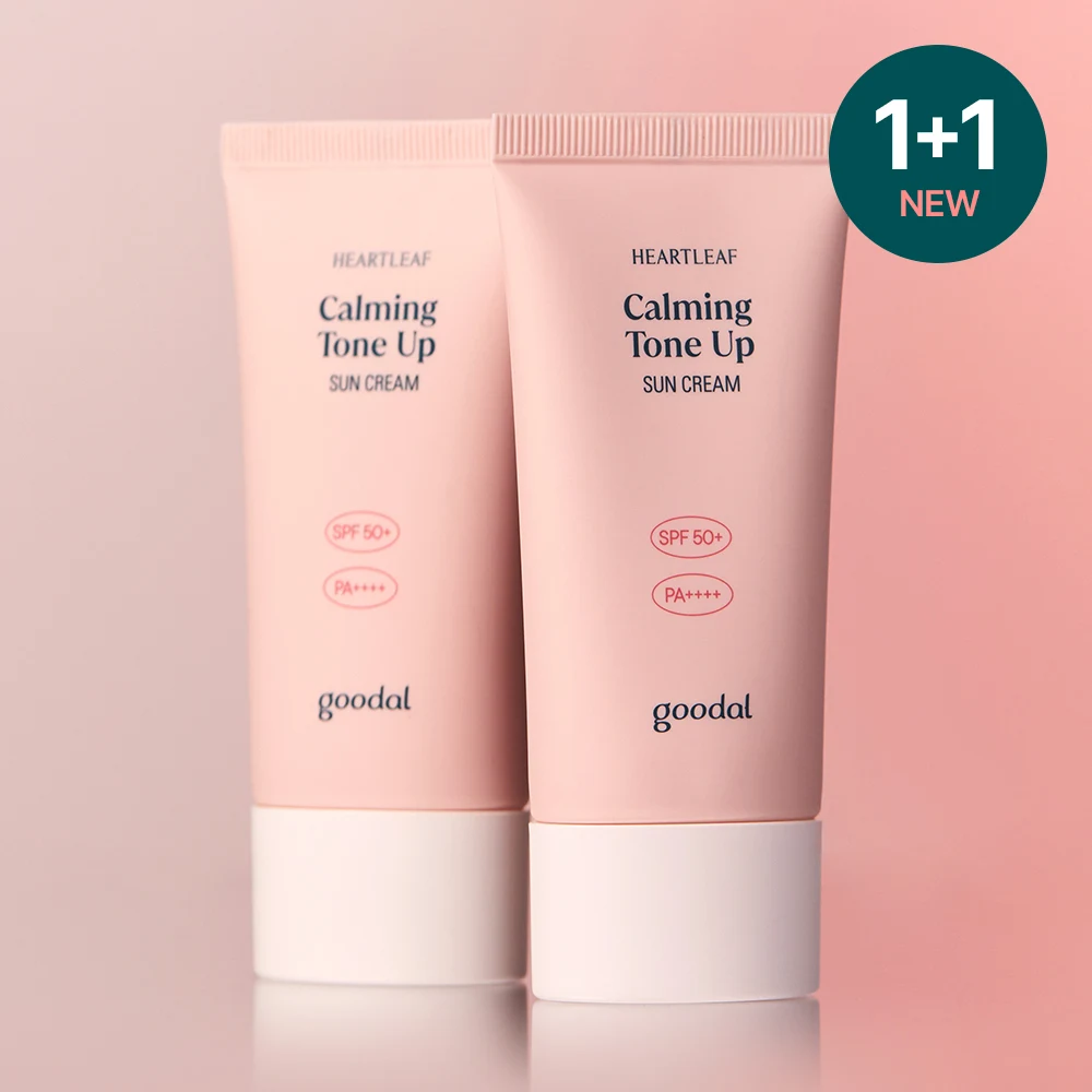 Goodal Heartleaf Calming Tone-Up Sun Cream Duo
