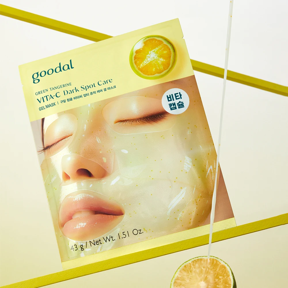 Goodal Green Tangerine Vita-C Dark Spot Care Gel Sheet Mask