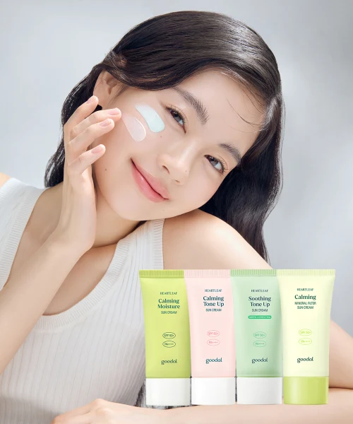 Goodal Houttuynia Cordata Sunscreen - Calming, Moisturizing, Tone-Up, or Mineral Options